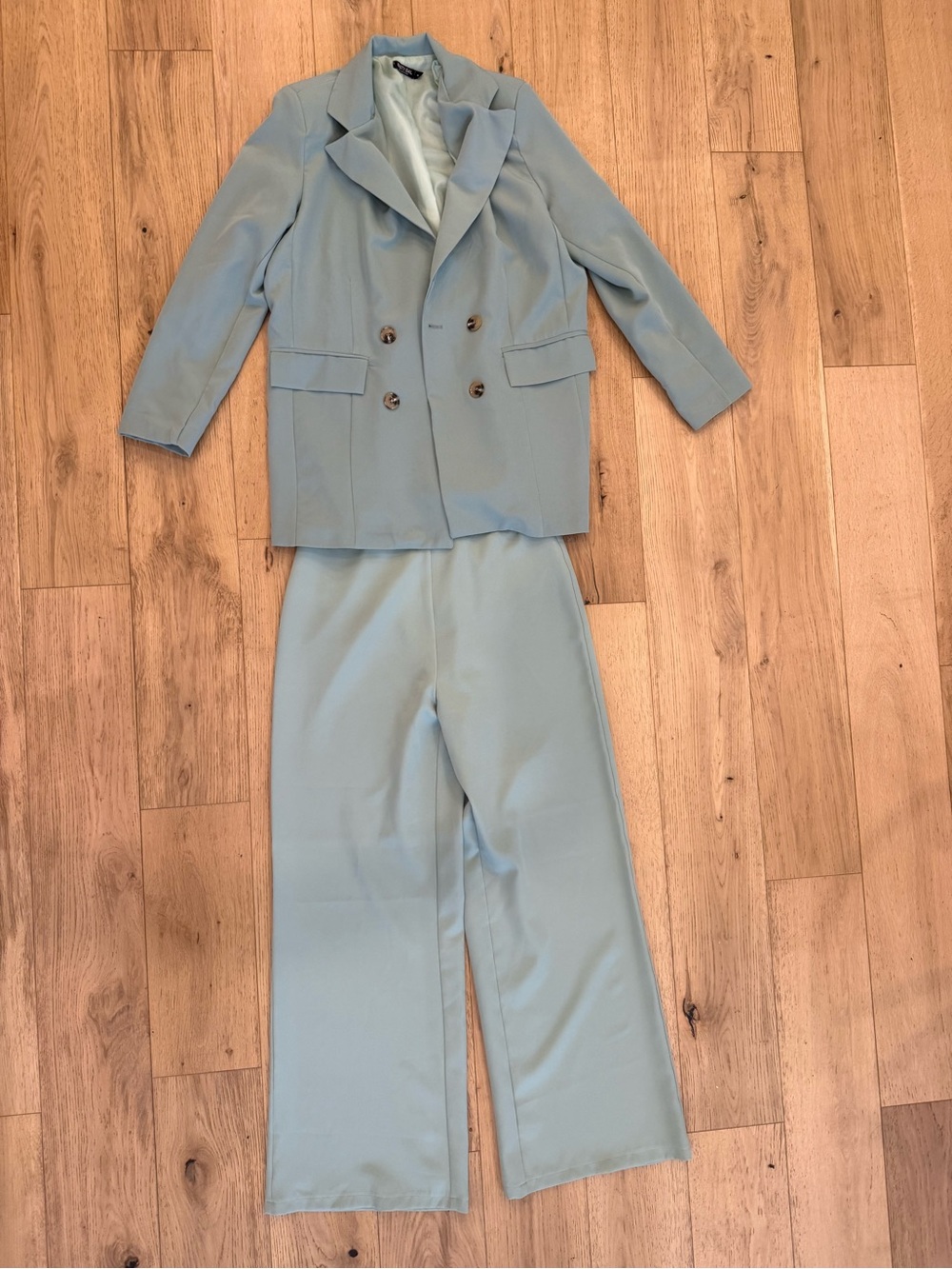 Nasty Gal Mint Green Tailored Blazer Sz 8 medium